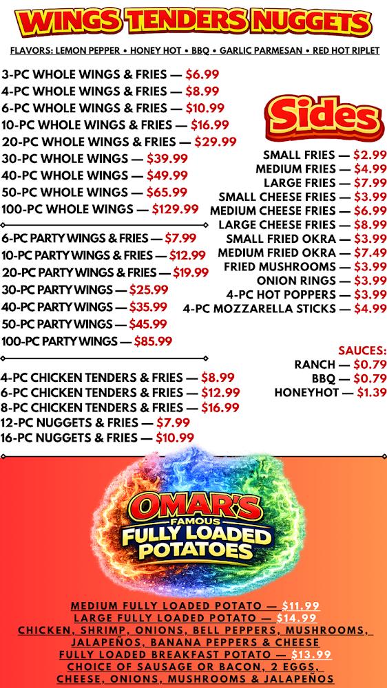 Omars Food Shop Menu image 4